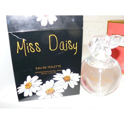 186 - 4 NEW AND BOXED PERFUMES YARDLEY POLAIRE, COTY L'AIMANT, MISS DAISY EAU DE TOILETTE AND FLOWER EDITI... 