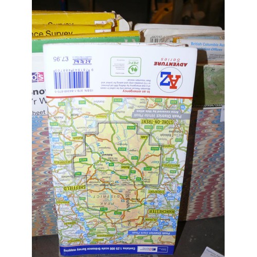 254 - COLLECTION OF VINTAGE ORDNANCE SURVEY MAPS