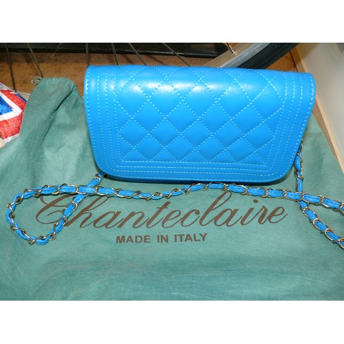 300 - JOBIS GENUINE LEATHER HANDBAG PLUS A BLUE HANDBAG