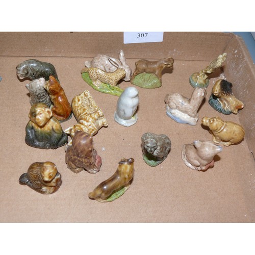 307 - COLLECTION OF WADE WIMSIE FIGURINES