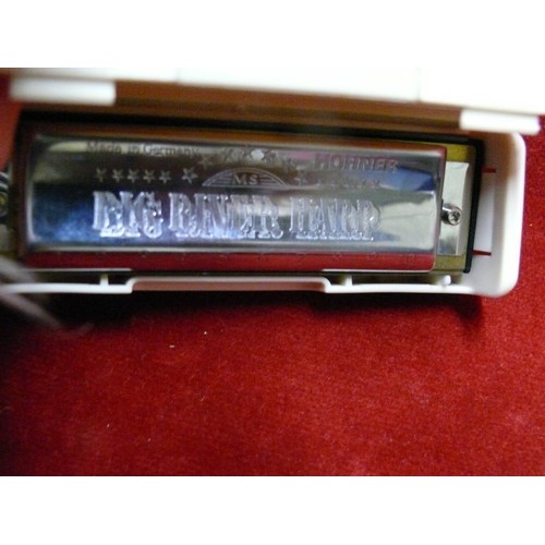 20 - HOHNER BIG RIVER HARP HARMONICA IN 