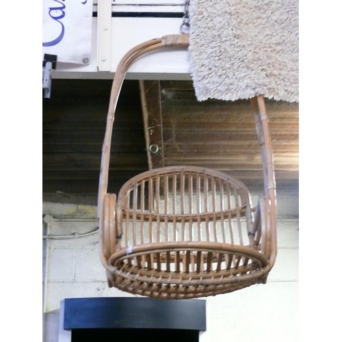 340 - LARGE BAMBOO SWING CHAIR