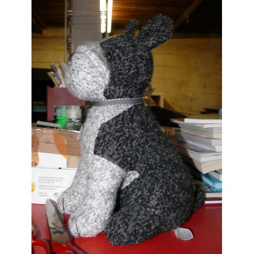 252 - FABRIC FRENCH BULLDOG DOORSTOP