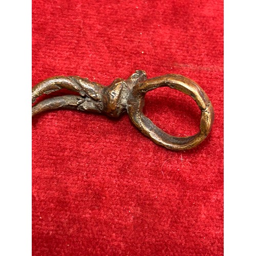 23B - UNUSUAL RING IN THE FORM OF AN ANTELOPE - POSSIBLY AFRICAN