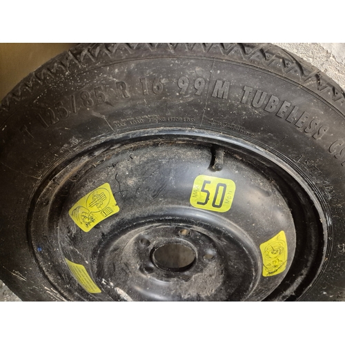 133D - SPARE WHEEL CONTINENTAL T 125/85 R 16 99 M TUBELESS CST 17