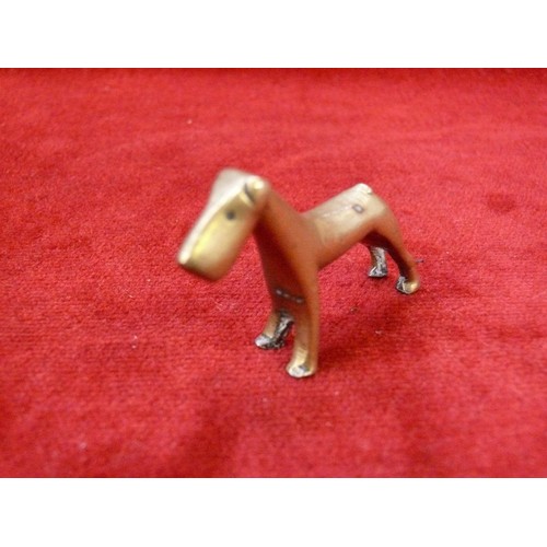 18 - Miniature art deco brass fox terrier. Karl Hagenauer (Vienna).