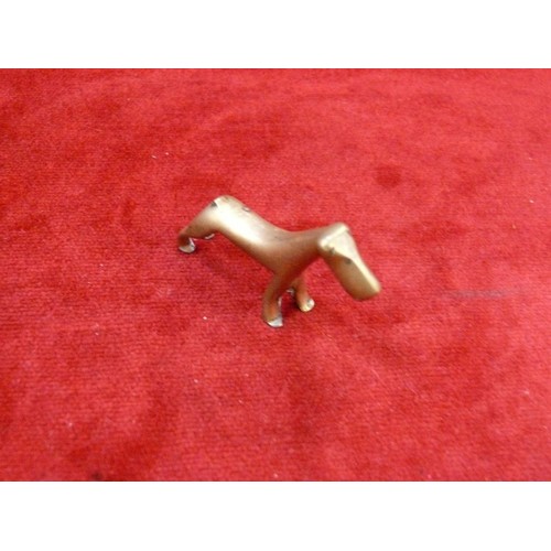 18 - Miniature art deco brass fox terrier. Karl Hagenauer (Vienna).