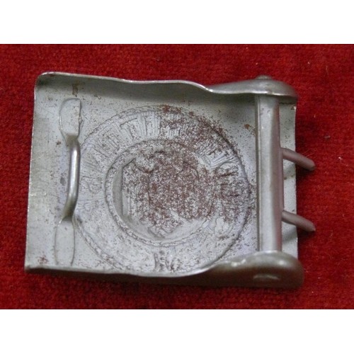 14 - WW2 German army (Heer) steel belt buckle.