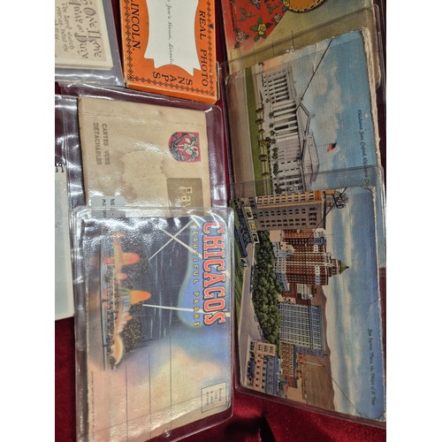 46C - Interesting collection of early 20thC souvenir photograph albums and postcards, together with a note... 