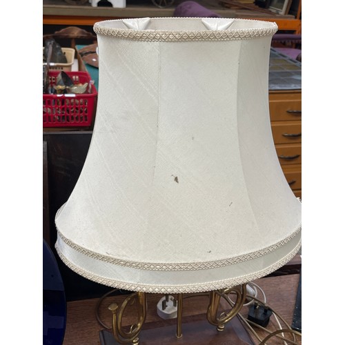 149 - FRENCH HUNTING HORN TABLE LAMP