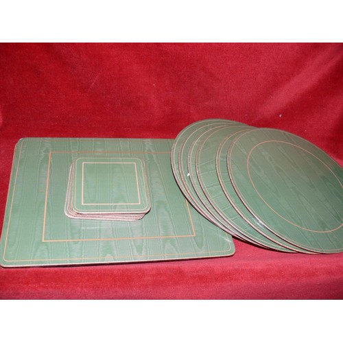 153 - A NICE SELECTION OF PLACEMATS AND COASTERS