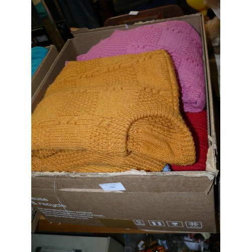 194 - BOX OF 9 LADIES KNITTED JUMPERS, VARIOUS COLOURS