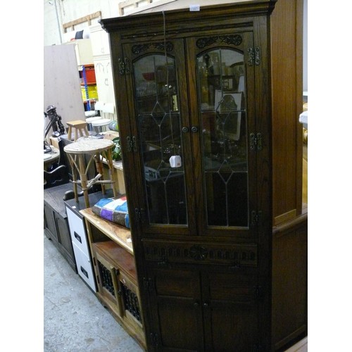 432 - OLD CHARM CORNER DISPLAY CABINET