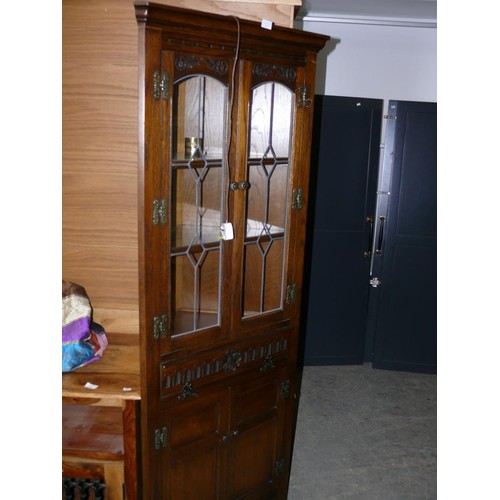 432 - OLD CHARM CORNER DISPLAY CABINET