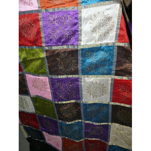 434 - BEAUTIFUL PATCHWORK THROW