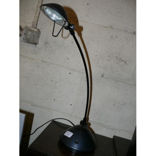 490 - BLACK LED ADJUSTABLE DESK LAMP