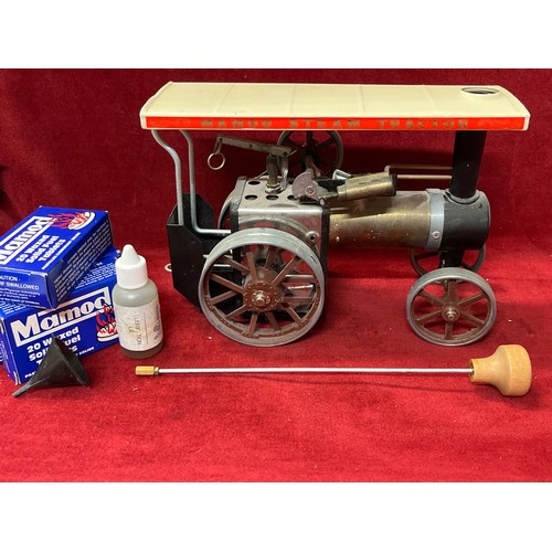 65 - MAMMOD STEAM TRACTOR TE1A, NEW COLOUR BROWN/GOLD. BOXED