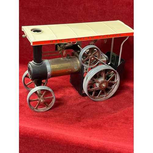 65 - MAMMOD STEAM TRACTOR TE1A, NEW COLOUR BROWN/GOLD. BOXED