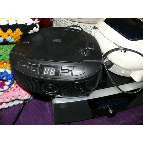 219 - ROBERTS DAB SOUND SYSTEM PLUS PHILIPS CD SOUND MACHINE AND A FURTHER CD PLAYER