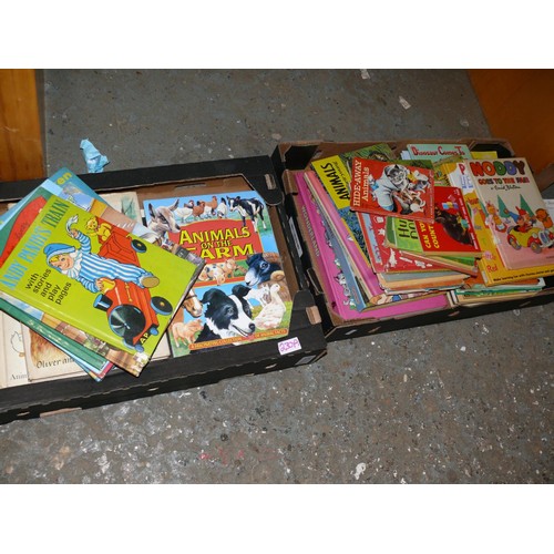 230A - 2 BOXES OF VINTAGE CHILDRENS BOOKS