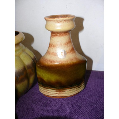 138 - 4 X WEST GERMAN VASES