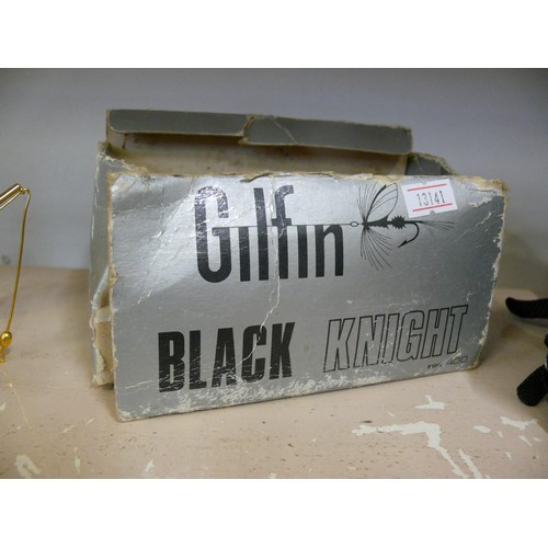 73 - GILFIN BLACK KNIGHT FISHING REEL MODEL 400 WITH ORIGINAL BOX