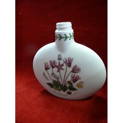 112 - A BEAUTIFUL BOWL BY SPODE'S VELAMOUR AND A PORTMEIRION BOTTLE