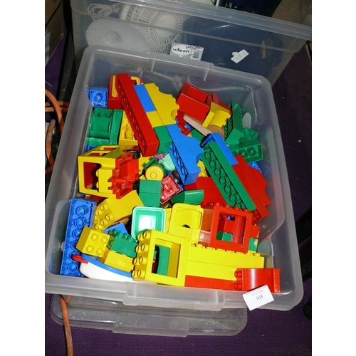 168 - BOX OF DUPLO (LIKE LARGE LEGO)