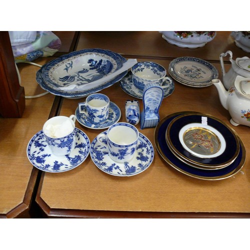 244 - LARGE COLLECTION OF GOOD CHINA TO INCLUDE MASON'S CATHAY JUGS, HANDPAINTED MINTON PLATES, BOWL BY SO... 