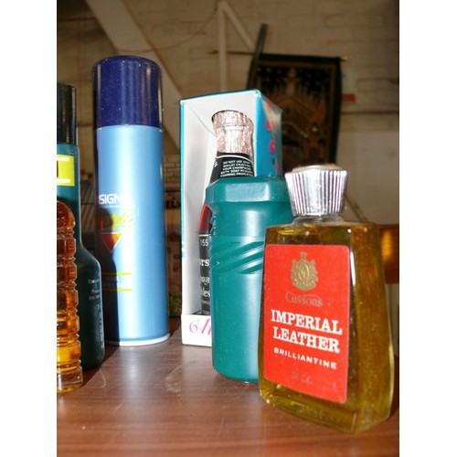 271 - COLLECTION OF RETRO GENTS AFTERSHAVE AND OTHER TOILETRIES