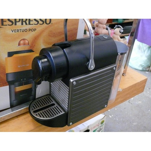 219 - NESPRESSO VERTUO POP COFFEE MACHINE AND A NESPRESSO AEROCCINO 3