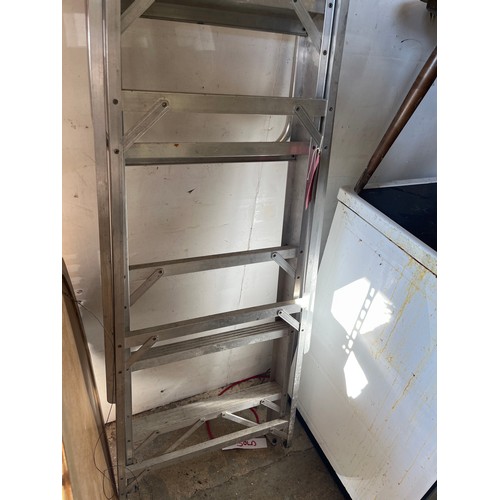 390 - LARGE ALUMINIUM STEP LADDER