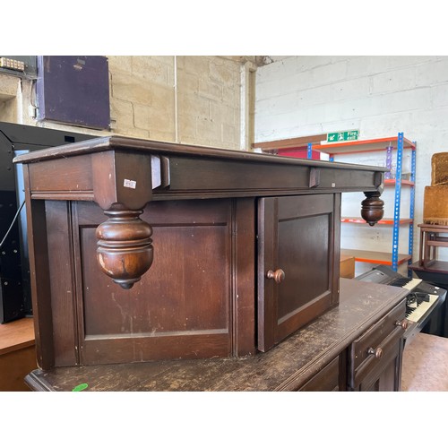 349 - VINTAGE LARGE 2 PIECE NERO HIGHBOARD