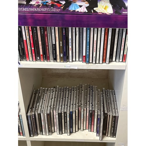 191A - 4 CUBES OF VARIOUS CD'S AND DVD'S TO INCLUDE STRICTLY COME DANCING, ABBA, LOUIS ARMSTRONG, FRANK SIN... 