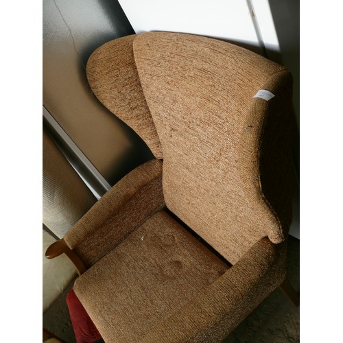 407 - SMALL WING BACK ARMCHAIR