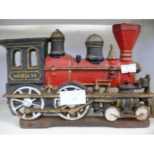 102 - CAST IRON TRAIN DOOR STOP