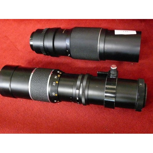 141 - PRINZ GALAXY No63442 LENSE 1:5.6 1=300mm AND KALIGAR No35625 LENSE