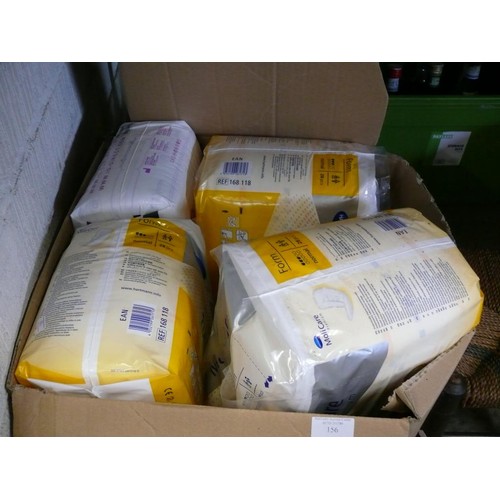 156 - 4 SEALED PACKS (28 PIECES PER PACK) MOLICARE PREMIUM PADS, MEDIUM