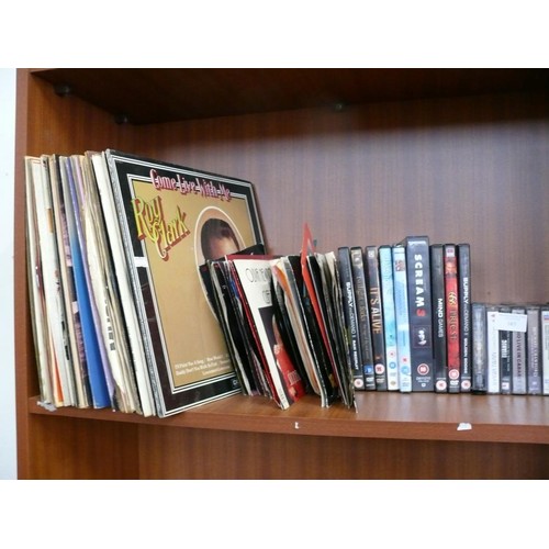 165 - LP'S, SINGLES AND  CASSETTE MUSIC, EASY LISTENING, PLUS SOME DVD's