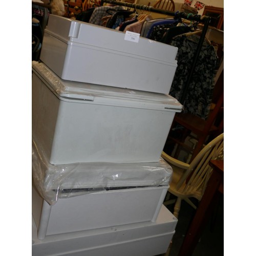 396 - ELECTRICAL CONNECTION BOX CASES IN VARIOUS SIZES