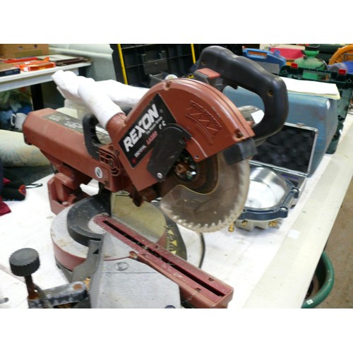 412 - REXON SM2151AL RADIAL ARM CHOP SAW IN WORKING ORDER