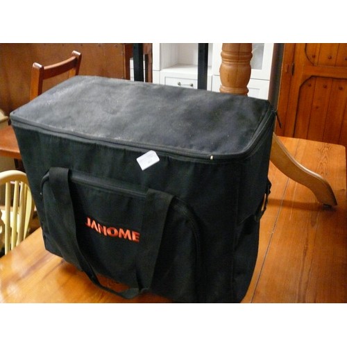 405 - LARGE JANOME SEWING MACHINE TROLLEY BAG