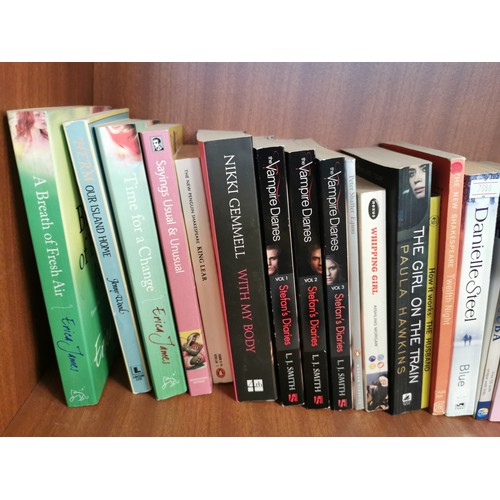 166 - SHELF OF BOOKS - ALAN SUGAR, VAMPIRE DIARIES,  A BREATH OF FRESH AIR ETC