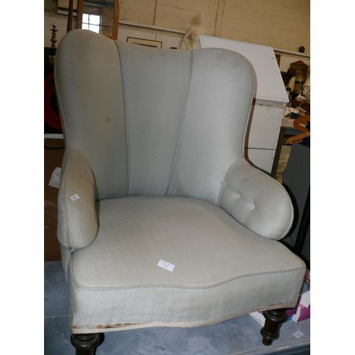 306 - LARGE LOW BEDROOM CHAIR