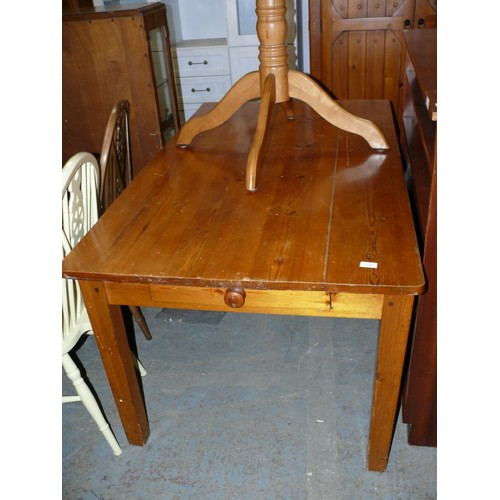 330 - LARGE PINE DINING TABLE