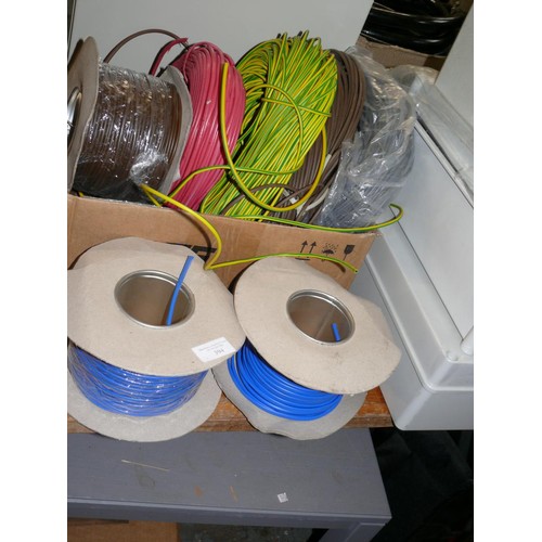 394 - LARGE QUANTITY OF ELECTRICAL IDENTIFIER SLEEVING IN VARIOUS COLOURS