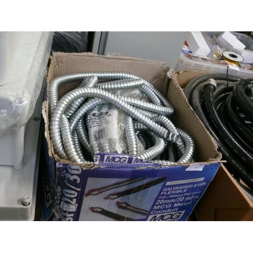 397 - GALVANISED STEEL FLEXIBLE CONDUIT 2MM/30MTRS MCG METAL