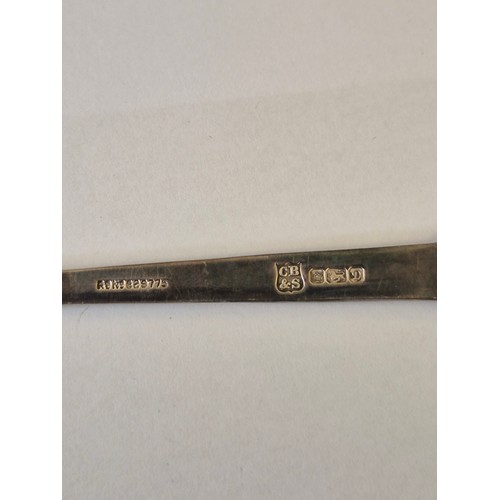 35 - A SOLID SILVER CELTIC SCOTTISH LETTER OPENER SHEFFIELD 1978 Cooper Brothers & Sons Ltd WEIGHT 25.06