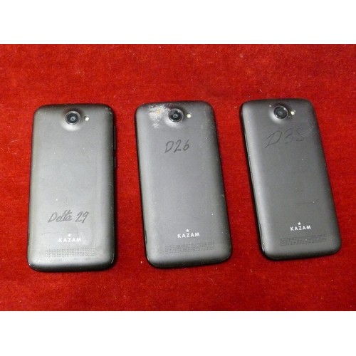 56 - 3 KAZAM MOBILE PHONES
