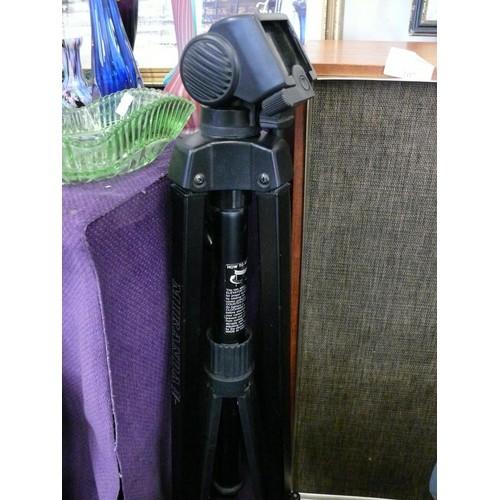 104 - SANYO VIDEO RECORDER WITH CARRY CASE AND TRIPOD